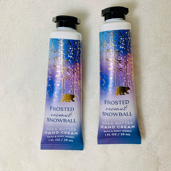 Bath & Body Works Frosted Coconut Snowball Hand Cream - Set Of 2 - Picture 1 of 3